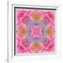 Pink Flower Mandala-Alaya Gadeh-Framed Photographic Print