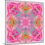 Pink Flower Mandala-Alaya Gadeh-Mounted Photographic Print