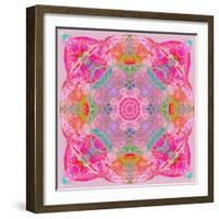 Pink Flower Mandala-Alaya Gadeh-Framed Photographic Print