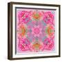 Pink Flower Mandala-Alaya Gadeh-Framed Photographic Print