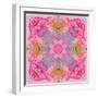 Pink Flower Mandala-Alaya Gadeh-Framed Photographic Print