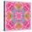 Pink Flower Mandala-Alaya Gadeh-Stretched Canvas