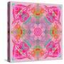 Pink Flower Mandala-Alaya Gadeh-Stretched Canvas