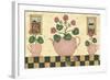 Pink Flower Pots-Robin Betterley-Framed Giclee Print