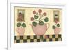 Pink Flower Pots-Robin Betterley-Framed Giclee Print