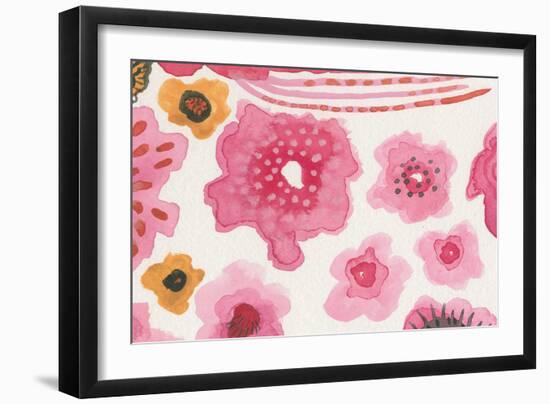 Pink Flower Power-Melissa Averinos-Framed Art Print
