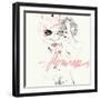 Pink Flower-Manuel Rebollo-Framed Art Print