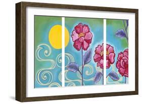 Pink Flower-Carla Bank-Framed Giclee Print