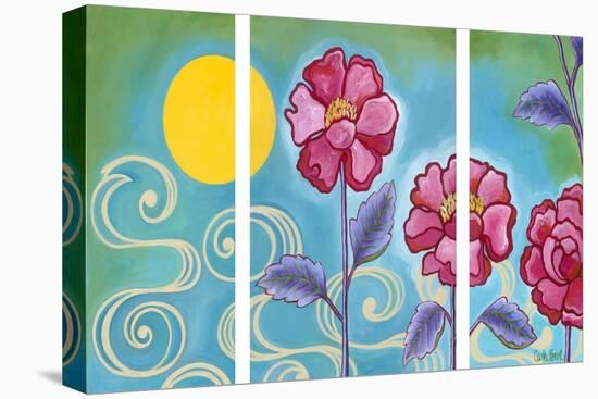 Pink Flower-Carla Bank-Stretched Canvas