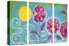 Pink Flower-Carla Bank-Stretched Canvas