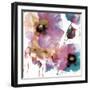 Pink Flowers 1-Victoria Brown-Framed Art Print