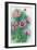 Pink Flowers and a Bee-ZPR Int’L-Framed Giclee Print