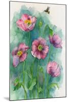 Pink Flowers and a Bee-ZPR Int’L-Mounted Giclee Print