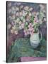 Pink Flowers in a Jug-Karen Armitage-Stretched Canvas