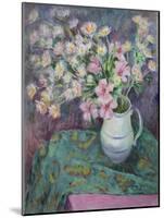 Pink Flowers in a Jug-Karen Armitage-Mounted Giclee Print