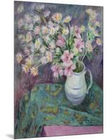 Pink Flowers in a Jug-Karen Armitage-Mounted Premium Giclee Print