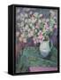 Pink Flowers in a Jug-Karen Armitage-Framed Stretched Canvas