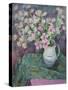 Pink Flowers in a Jug-Karen Armitage-Stretched Canvas