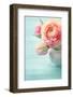 Pink Flowers in a Vase-egal-Framed Photographic Print