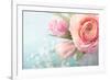 Pink Flowers in a Vase-egal-Framed Photographic Print