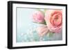 Pink Flowers in a Vase-egal-Framed Photographic Print