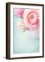 Pink Flowers in a Vase-egal-Framed Photographic Print