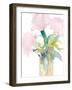 Pink Flowers in Vase-Samuel Dixon-Framed Art Print