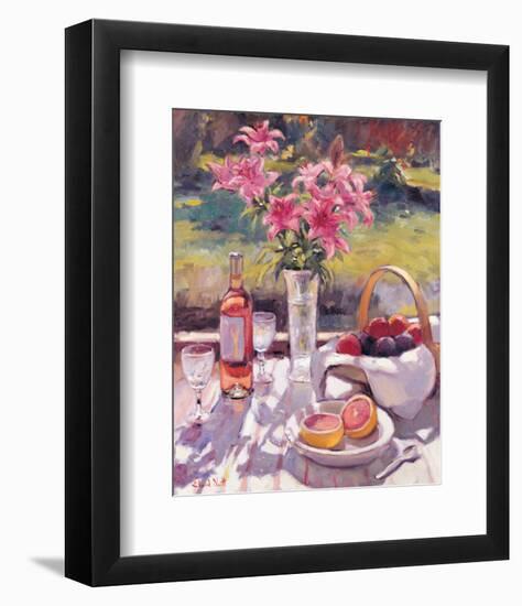 Pink Flowers-Edward Noott-Framed Art Print