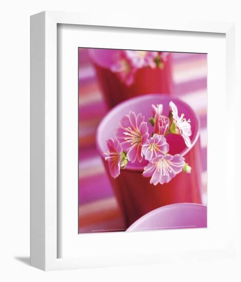 Pink Flowers-Amelie Vuillon-Framed Art Print