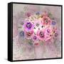 Pink Flowers-Skarlett-Framed Stretched Canvas