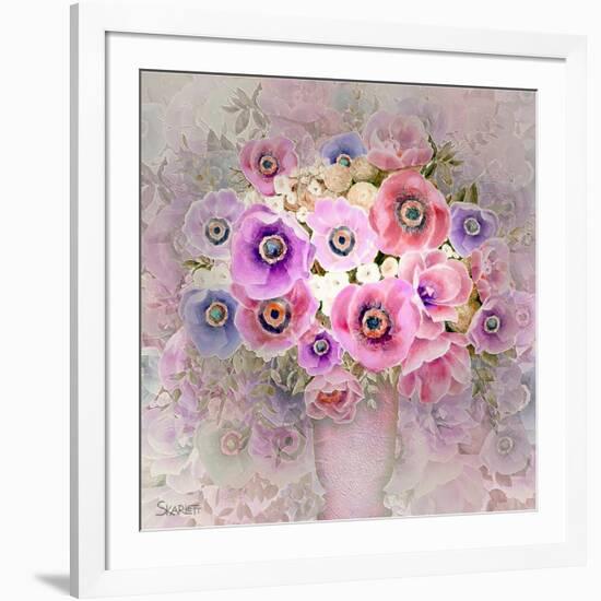 Pink Flowers-Skarlett-Framed Giclee Print