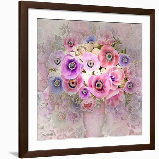 Pink Flowers-Skarlett-Framed Giclee Print