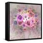 Pink Flowers-Skarlett-Framed Stretched Canvas