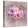 Pink Flowers-Skarlett-Stretched Canvas