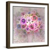 Pink Flowers-Skarlett-Framed Giclee Print