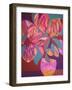 Pink Flowers-Gabriela Avila-Framed Art Print