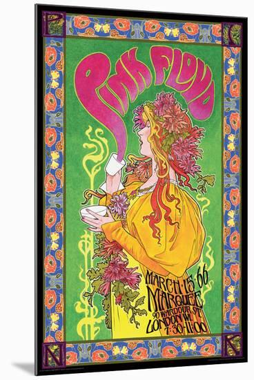 Pink Floyd Marquee '66-null-Mounted Poster