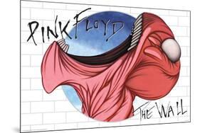 Pink Floyd- The Wall Mouth-null-Mounted Poster