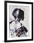 Pink Fluence 1-Design Fabrikken-Framed Art Print