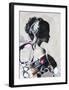 Pink Fluence 1-Design Fabrikken-Framed Art Print