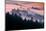 Pink Fog Flow, Sunset Mood and Flow, Marin County, San Francisco-Vincent James-Mounted Photographic Print