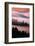 Pink Fog, Sunset Light and Flowing Fog from Pacific Ocean, San Francisco-Vincent James-Framed Photographic Print