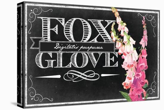 Pink Fox Gloves-null-Stretched Canvas