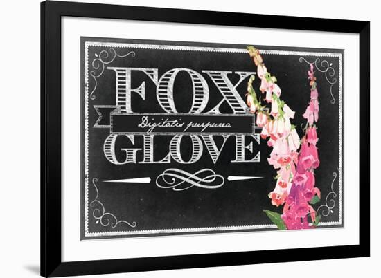 Pink Fox Gloves-null-Framed Giclee Print