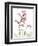 Pink Foxglove Portrait-Albert Koetsier-Framed Art Print