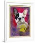 Pink French Bulldog-Cathy Cute-Framed Giclee Print