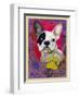 Pink French Bulldog-Cathy Cute-Framed Giclee Print