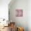 Pink Geometric Pattern-cienpies-Mounted Art Print displayed on a wall