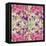 Pink Geometric Pattern-cienpies-Framed Stretched Canvas