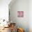 Pink Geometric Pattern-cienpies-Art Print displayed on a wall